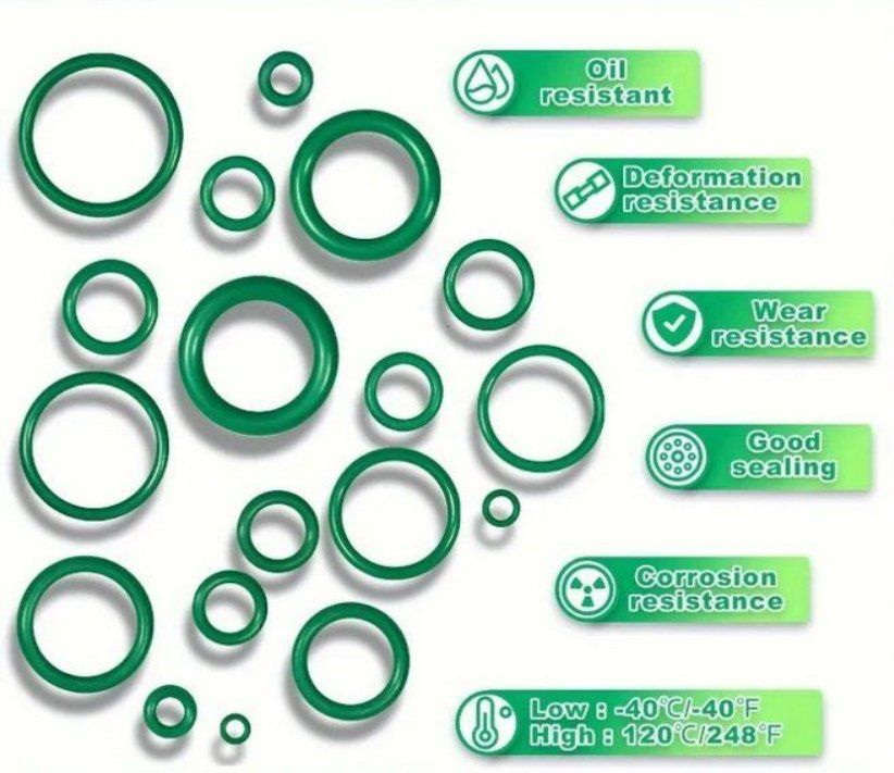 Sanitari: O-Ring-Satz Klimaanlagse - Kit joints toriques climatisation – Nuovo e nell'imballaggio originale da Lausanne venduto da novastoris 2