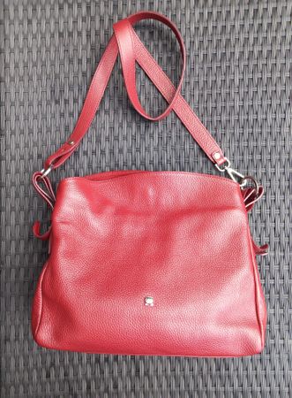 Schöne Leder Tasche von Navyboot in Bordeaux