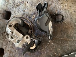 Sram Schaltwerk X-9 mit Schalthebel X7 gebraucht