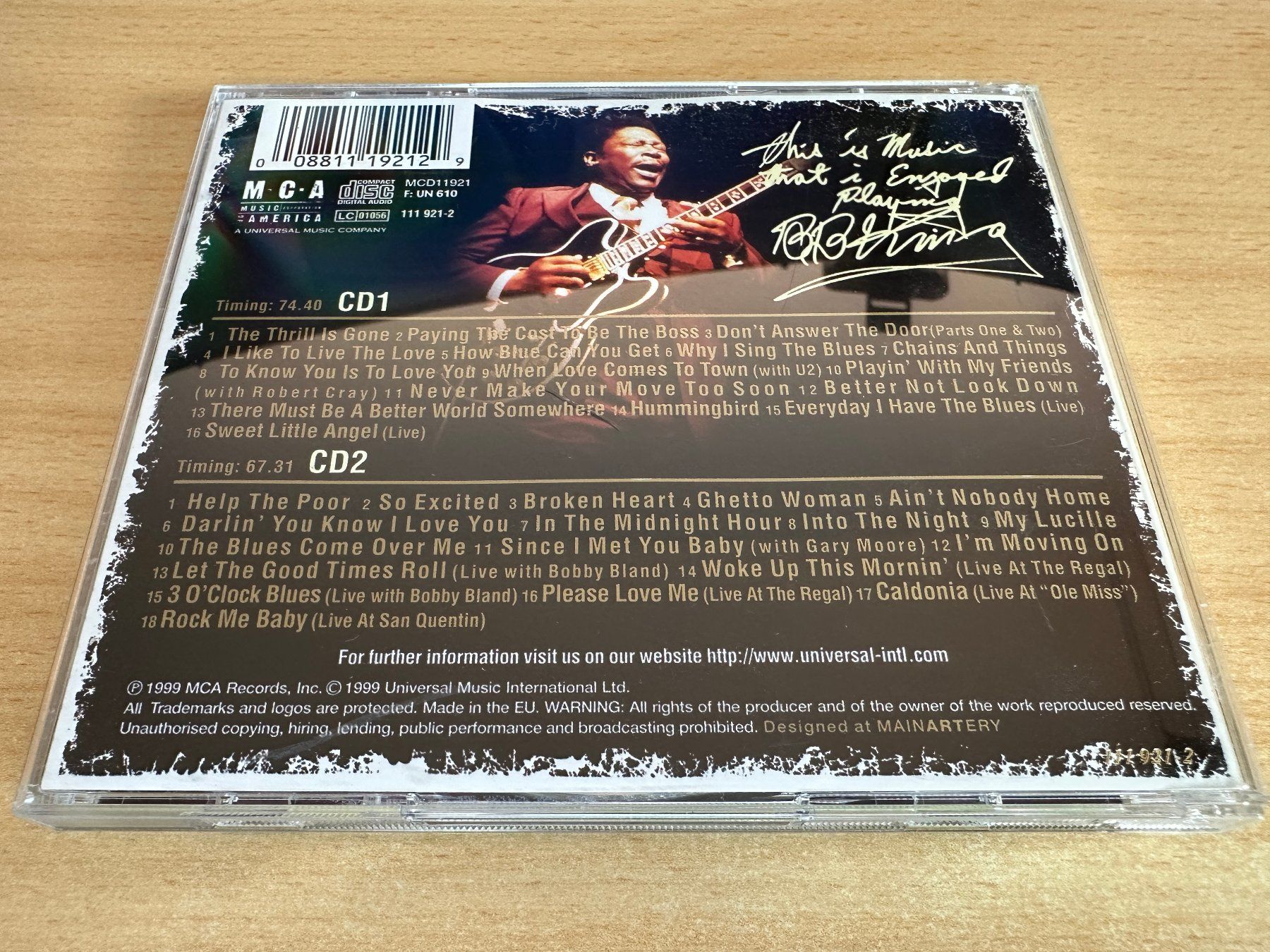 CD: B.B. King – His Definitive Greatest Hits - 2 CD – Usato da Rikon im Tösstal venduto da Alpenmutz 1
