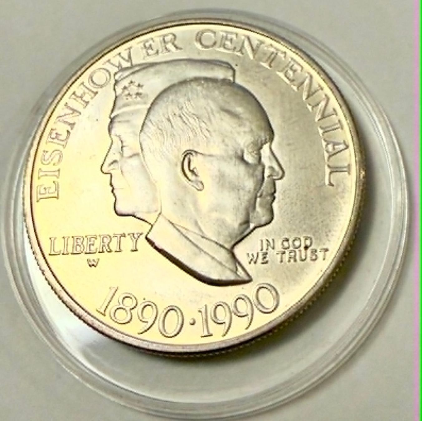 Tutti le monete: USA 1 Dollar 1990 Silver UNC coin – Nuovo (secondo la descrizione) da Zürich venduto da Tasmiyah