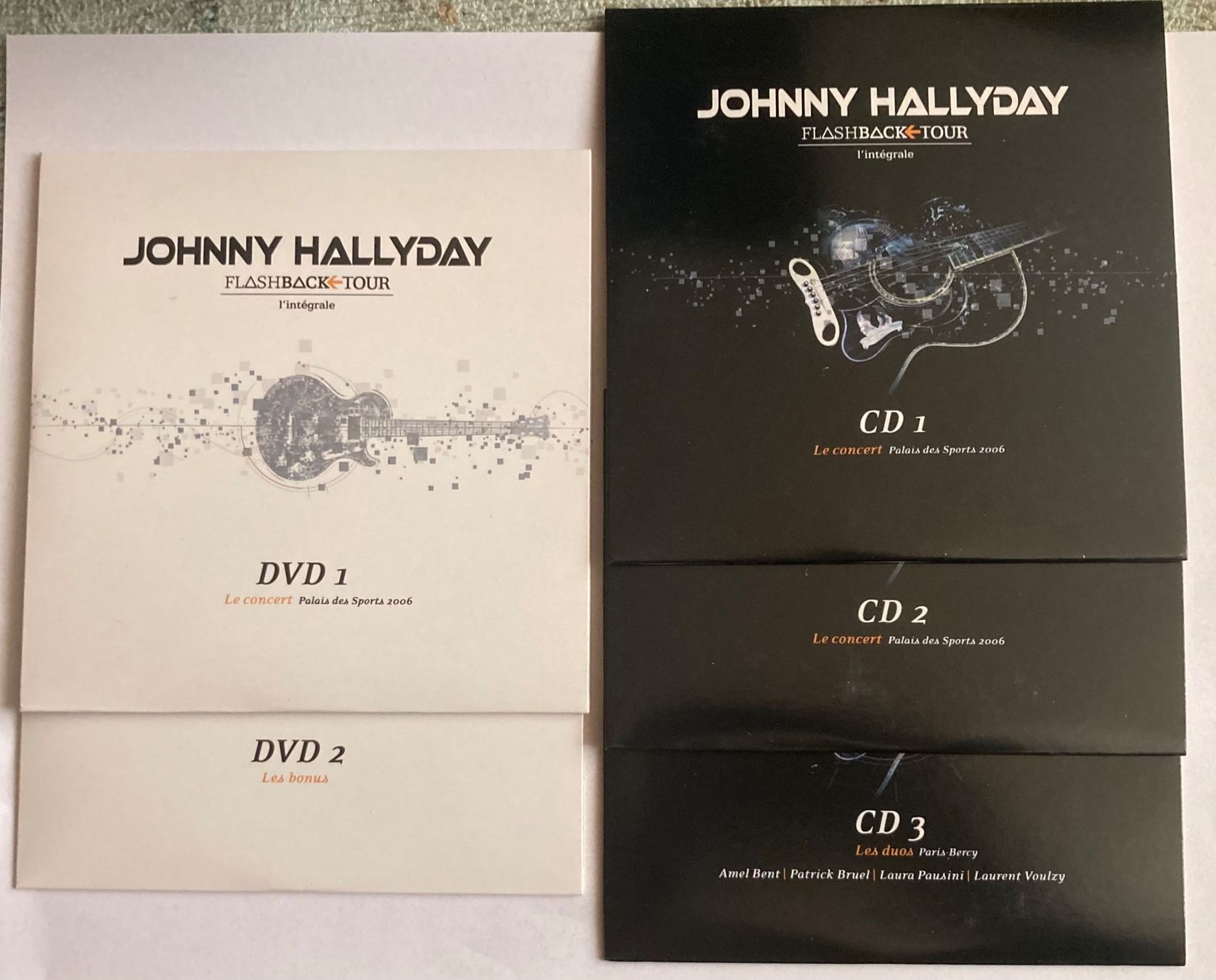 CD: JOHNNY HALLYDAY - FLASHBACK TOUR L'INTÉGRALE – Usato da Poliez-Pittet venduto da Newtown-Records 5