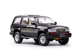 Toyota Land Cruiser J8 1990-1997 LHD schwarz / Decor    1:18