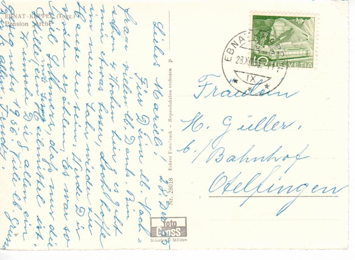 Cartes postales: Ebnat - Kappel – D'occasion à Wolhusen par Curver9 1