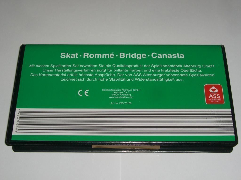 Spiele: Skat Rommé Bridge Canasta Spielkarten – Neu und originalverpackt aus Worb von geo_zbd8 4