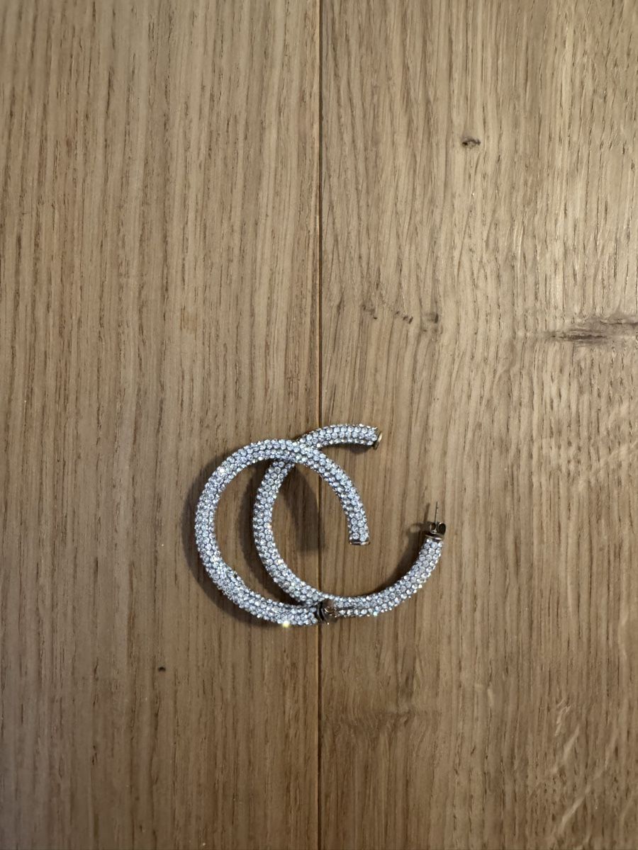 Orecchini pendenti & Orecchini a lobo: Funkelnde Creolen Ohrringe - Elegante Glitzer Hoops – Nuovo (secondo la descrizione) da Zürich venduto da milenaxx