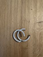 Funkelnde Creolen Ohrringe - Elegante Glitzer Hoops