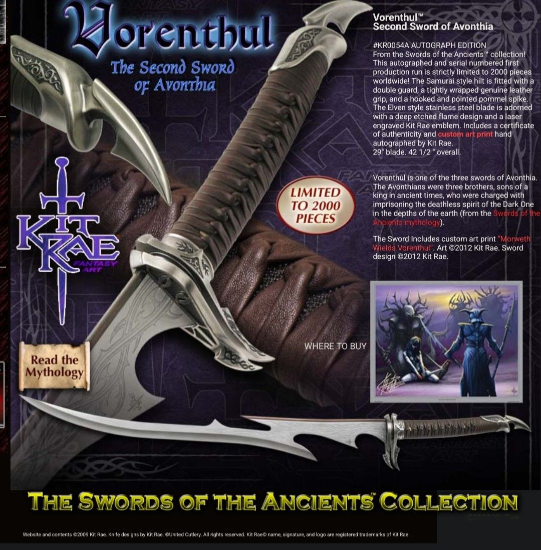 Altre raccolte & rarità: kit rae fantasy sword – Nuovo (secondo la descrizione) da Lausanne venduto da LLG_ck62 1