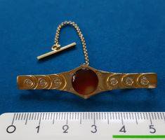 Gold 750 Massiv Brillanten Krawattenadel