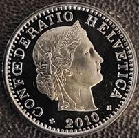 20 Rappen 2010 stgl. / aus Münzsatz