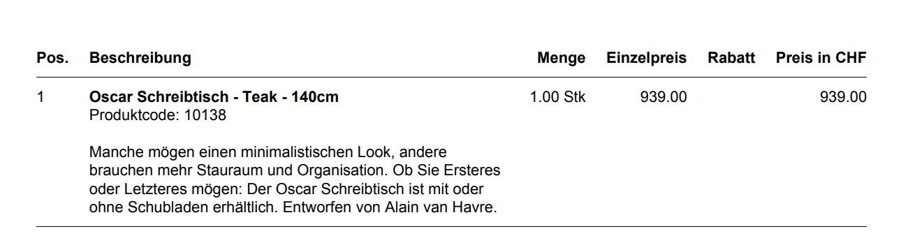 Ethnicraft Schreibtische: Schreibtisch – Gebraucht aus Lyss von WhiteSuede 6