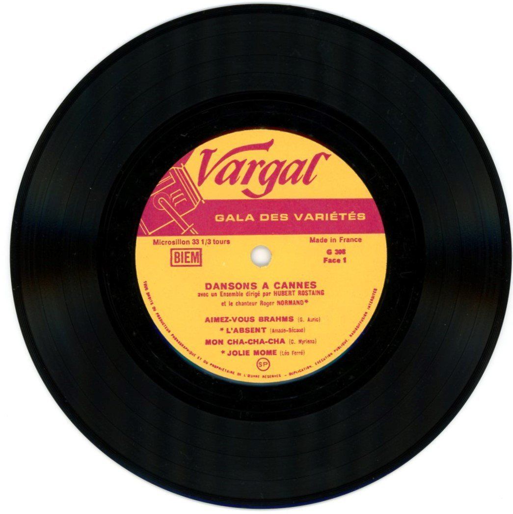 Dischi in vinile: Mini 33t 17cm - DANSONS A CANNES  Direction Hubert Rostaing – Usato da Morges venduto da evnocha3 2