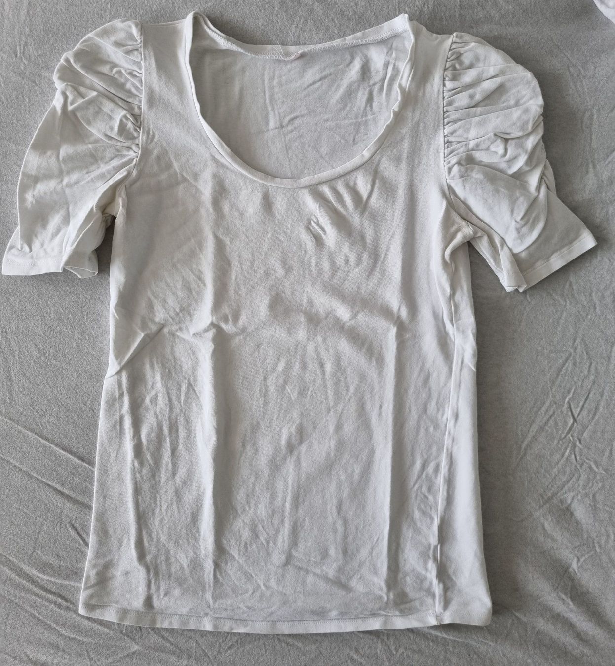 T-shirt: Weisses T-Shirt "Zebra" (Gr. S) – Usato da Gams venduto da federli29