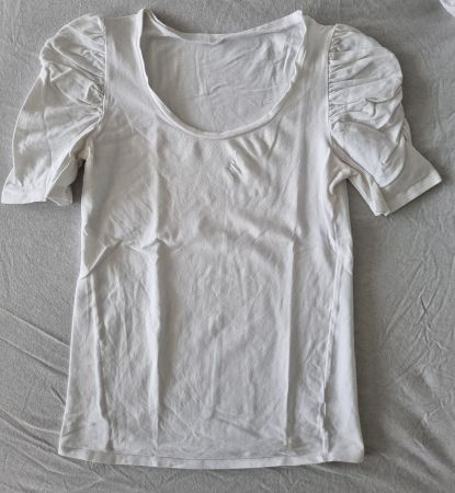 Weisses T-Shirt "Zebra" (Gr. S)