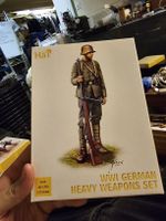 WWI Deutsche schwere Waffen Set, 1/72 Scale (x)