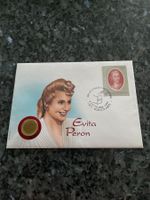 Numisbrief Evita Peron