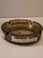 Kronenbourg Vintage Glas Aschenbecher Bier Werbung 16cm