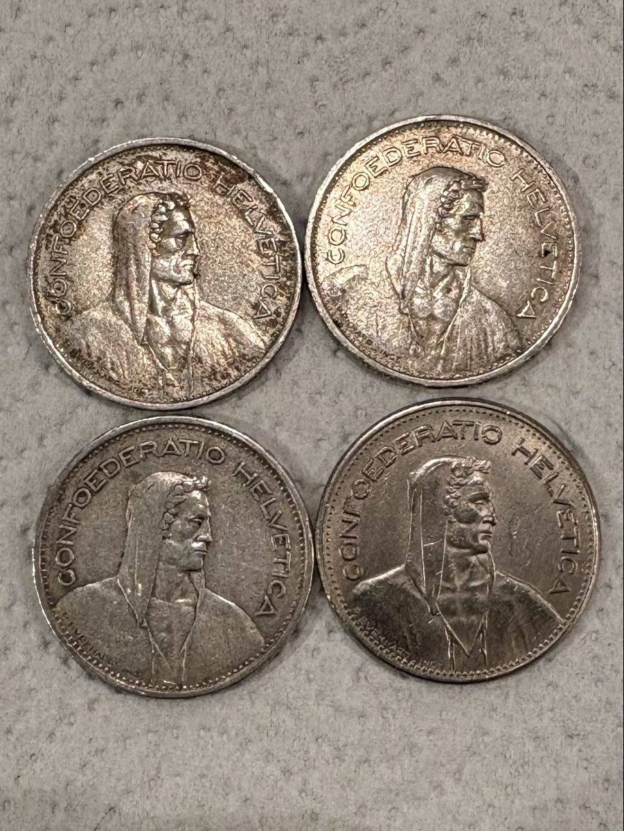 Tutti le monete: 4 Stk. 5.- Liber (Silber) – Usato da Maisprach venduto da Lls1 1