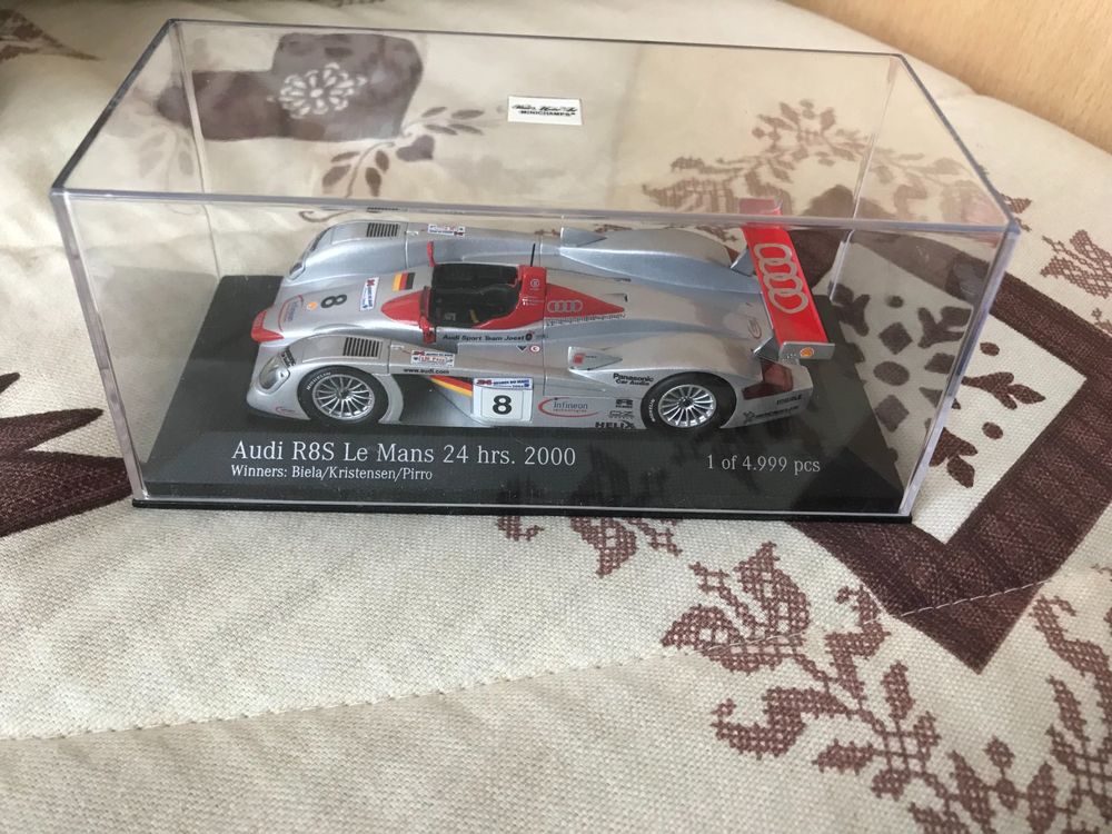 AUDI R8S LE MANS 24 HRS.2000 - 1 of 4999 - MINICHAMPS 1:43 (Neu und ...