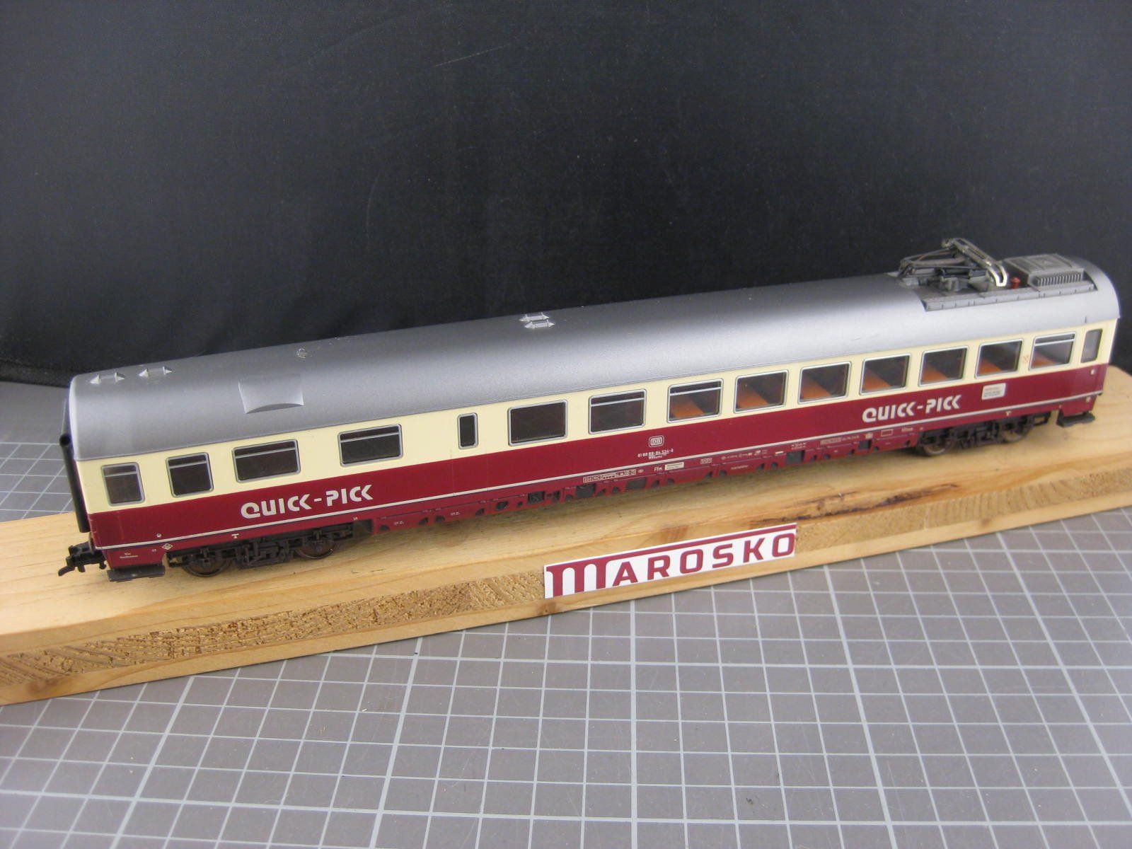 Fleischmann Modellini di ferrovie: Fleischmann 5165 TEE Quick-Pick Speisewagen, mit OVP, . – Usato da Malters venduto da Marosko 3