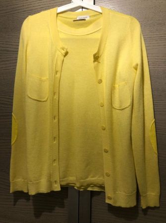 FRANK NAMANI Cashmere Pullover Sweater Top Cardigan Gr S