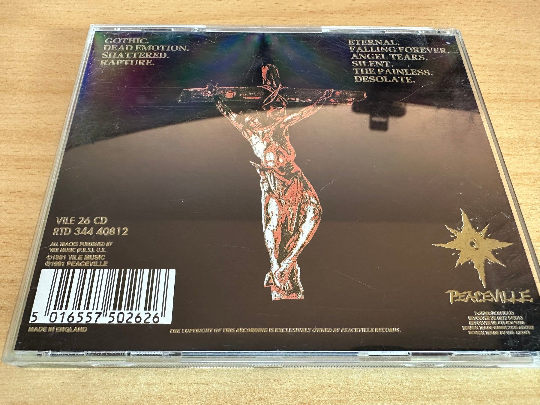 CD: Paradise Lost – Gothic – Usato da Rikon im Tösstal venduto da Alpenmutz 1