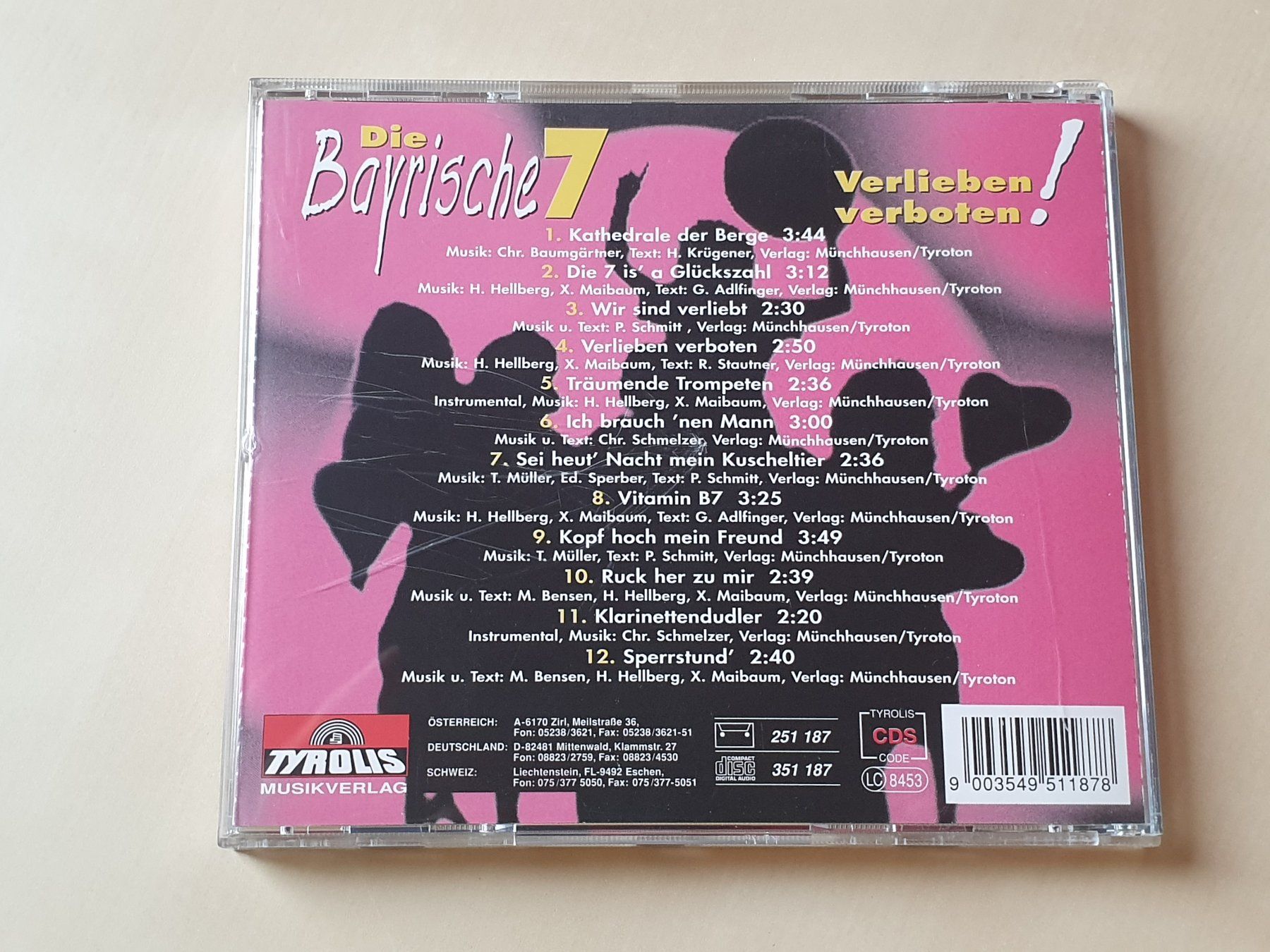 CD: Die Bayrische 7 verlieben verboten – Usato da Stansstad venduto da collectorsshop 1
