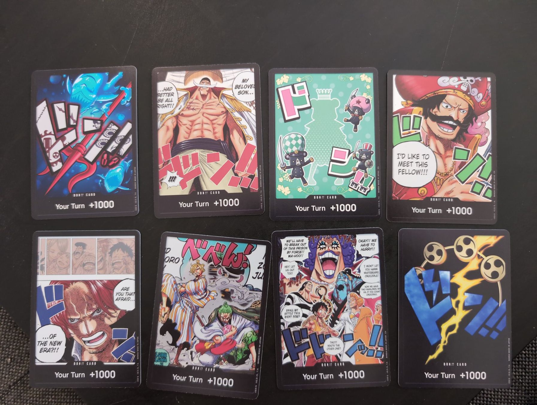 Bandai Sammelbilder & Trading cards: One Piece TCG, 8x Don!! Playeset – Gebraucht aus Winterthur von Sushy-Power