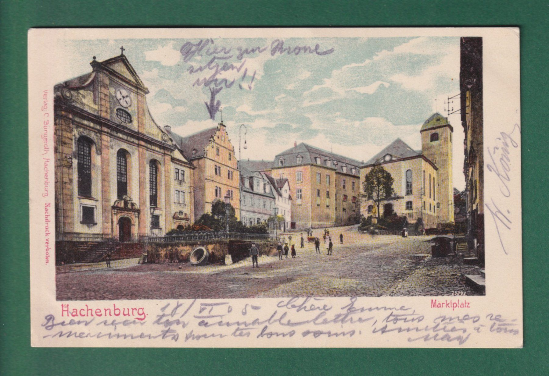 Cartes postales: HACHENBURG - Marktplatz – D'occasion à Pully par nicecards-shop
