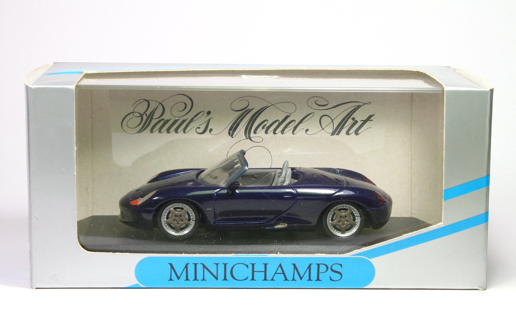 Minichamps Modellini d'auto: Minichamps Porsche Boxster, Irisblau met. – Nuovo (secondo la descrizione) da Elsau venduto da Peekay8