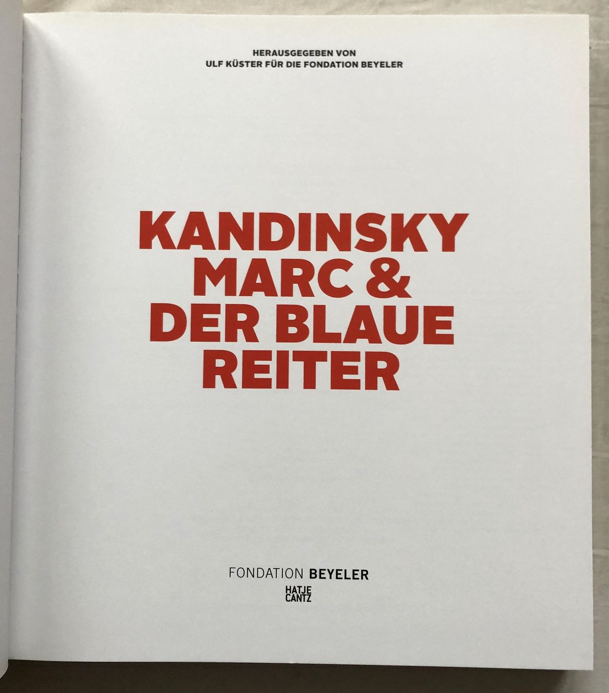 Libri: Kandinsky, Marc & Der Blaue Reiter - Kunstband – Usato da Schaffhausen venduto da durruti 3