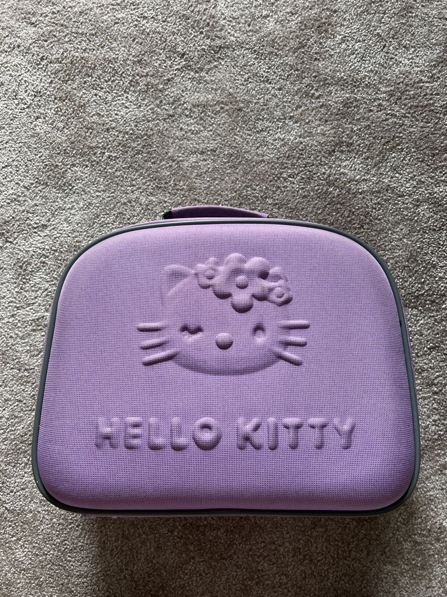 Valigie: Hello Kitty Suitcase Travel Bag, Purple – Usato da Zürich venduto da Jasmin3S