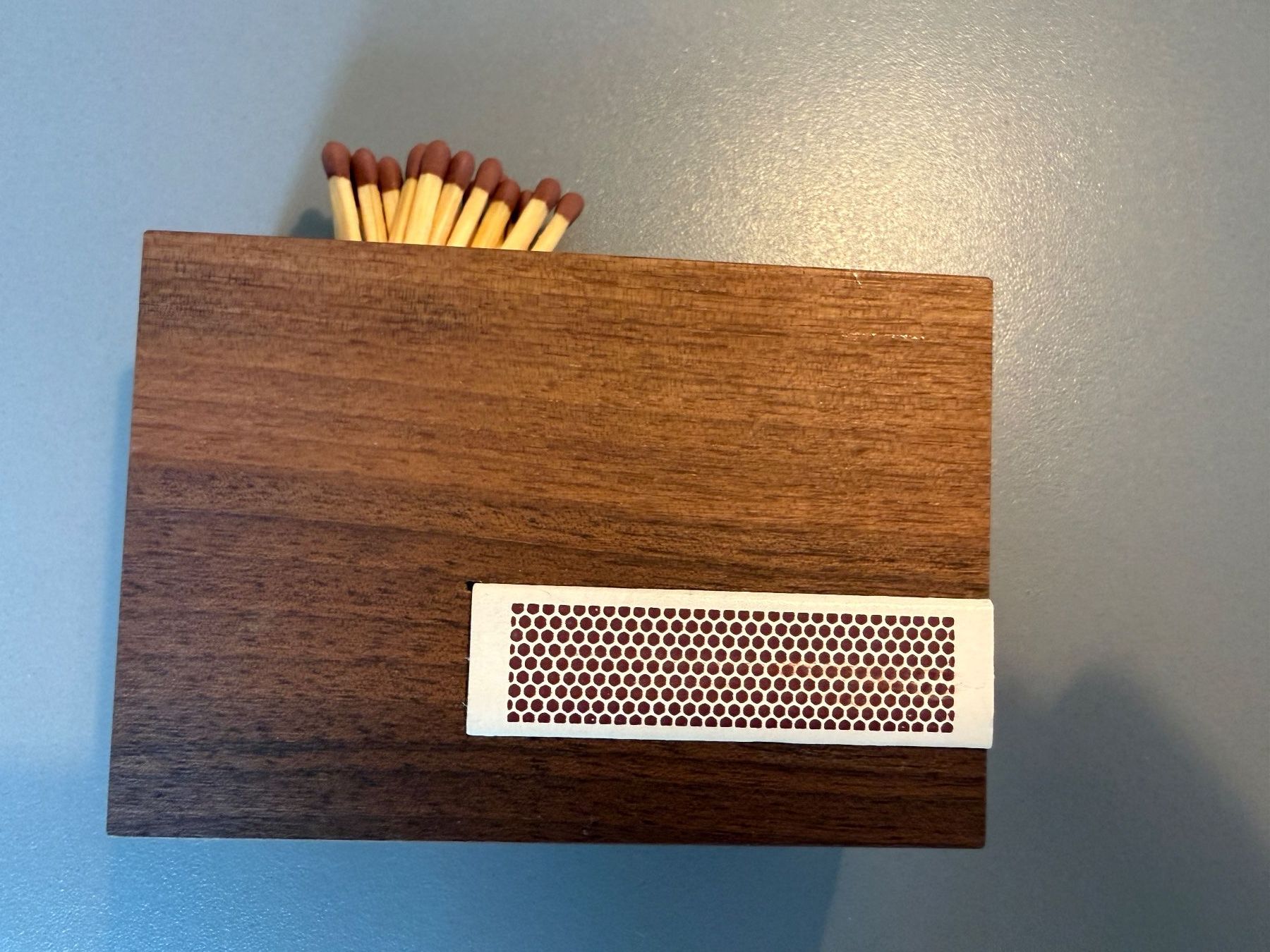 Feuerzeuge: Edler Streichholz Spender aus Holz – Gebraucht aus Bonstetten von Goodbuy1 2