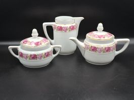 Antikes 3-teiliges Porzellan Set von Rosenthal „Sylvia“ 1900