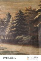 Antike Waldmalerei, Ölgemälde auf Leinwand,