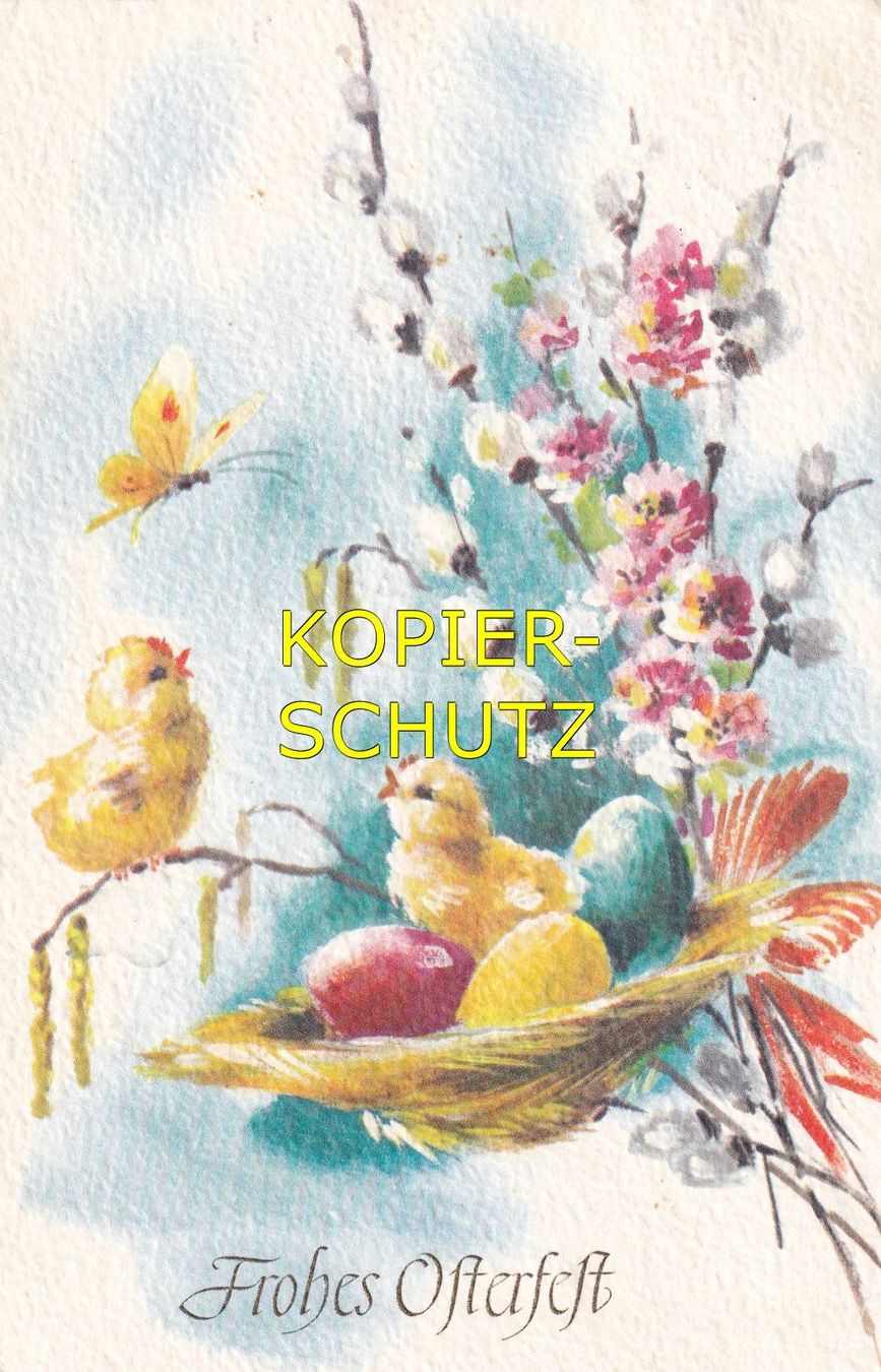 Cartoline postali: Glückwunsch, Ostern /ay – Usato da Hombrechtikon venduto da Rudolf07