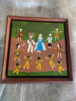 Gemälde Ölbild auf Leine Naive Kunst Brasilien