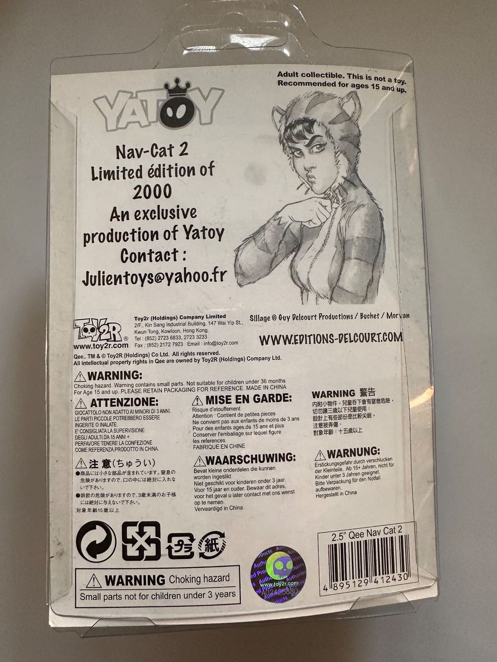 Giocattoli: Figurine Yatoy Nav-Cat 2 Qee – Nuovo e nell'imballaggio originale da Bouveret venduto da seb_rjx8 1