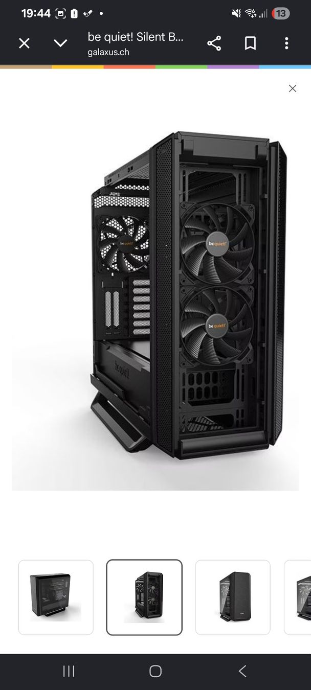 beQuiet! Gehäuse: BeQuiet Silentbase 802 Window PC Gehäuse – Gebraucht aus Unterseen von Heno13 1