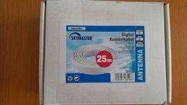 Skymaster Digital Koaxialkabel doppelt abgeschirmt 25m 6mm