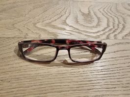 Lesebrille +1.50 Rot/Schwarz, Top Zustand! 