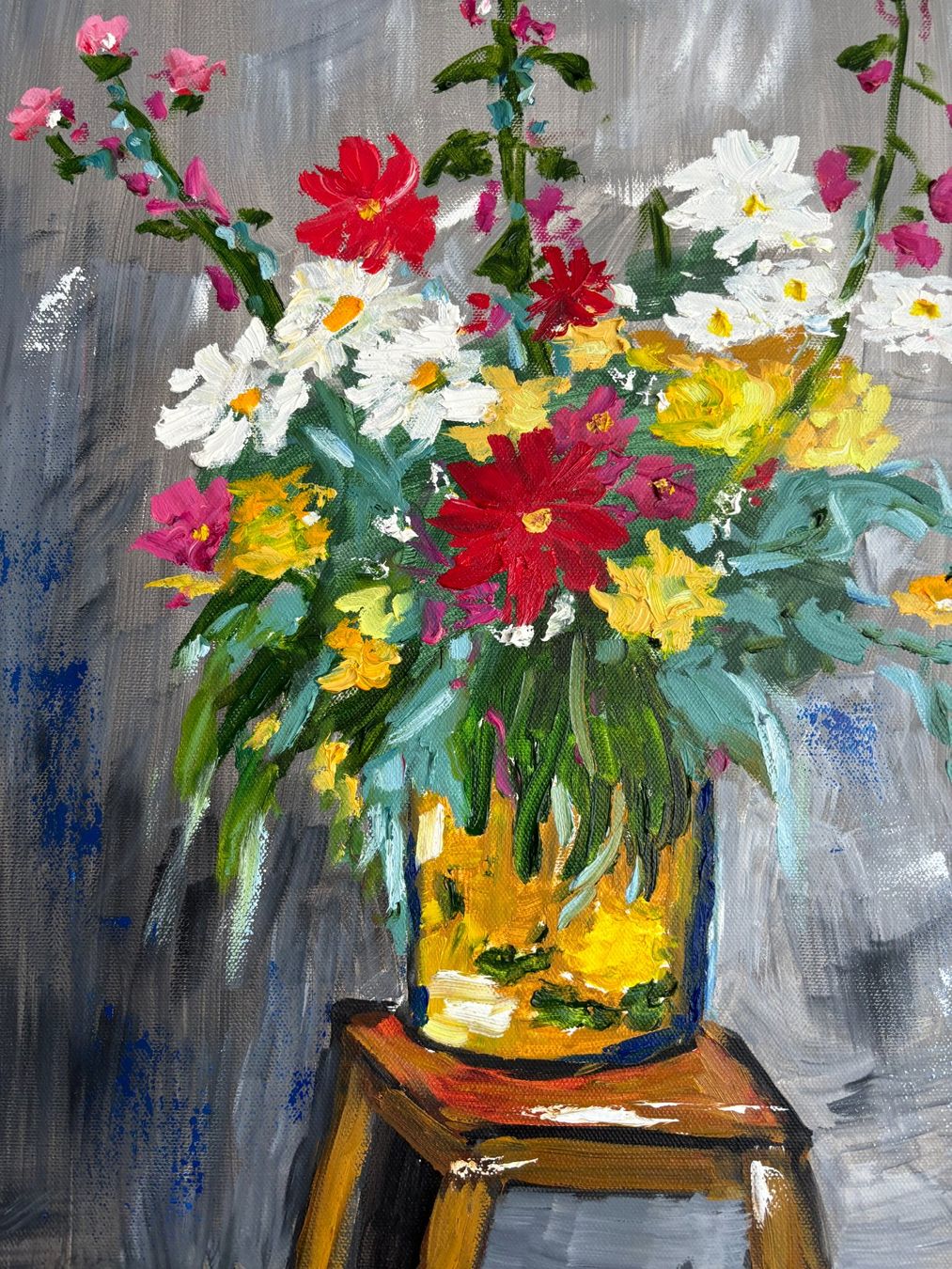 Dipinti: Blumenstrauss nach Matisse - Gemälde – Nuovo (secondo la descrizione) da Cham venduto da Felha 5
