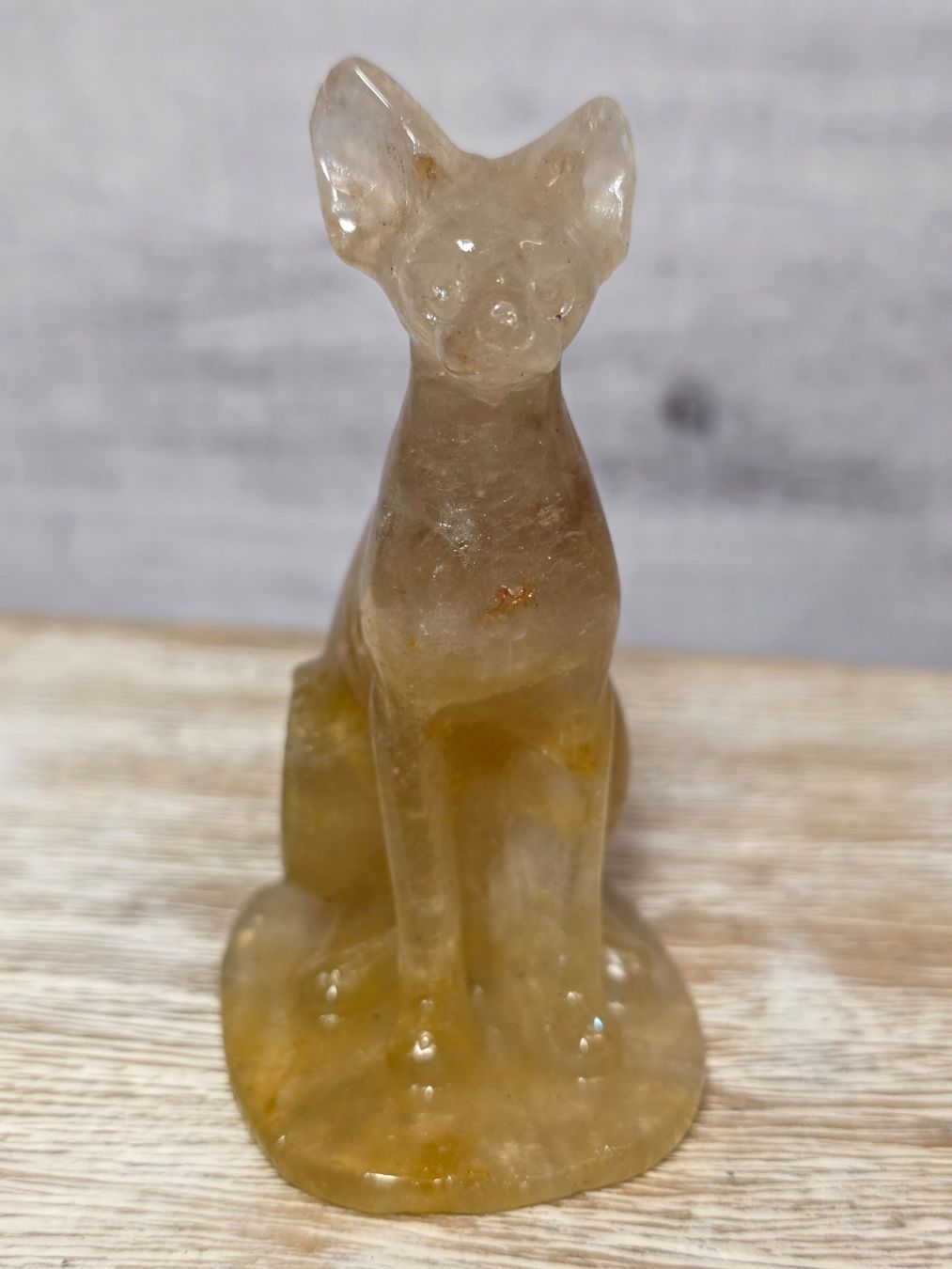 Minerali & Pietre curative: Golden Healer Sphinx Katze 130g – Nuovo e nell'imballaggio originale da Matzingen venduto da Shay_Crystalz 2
