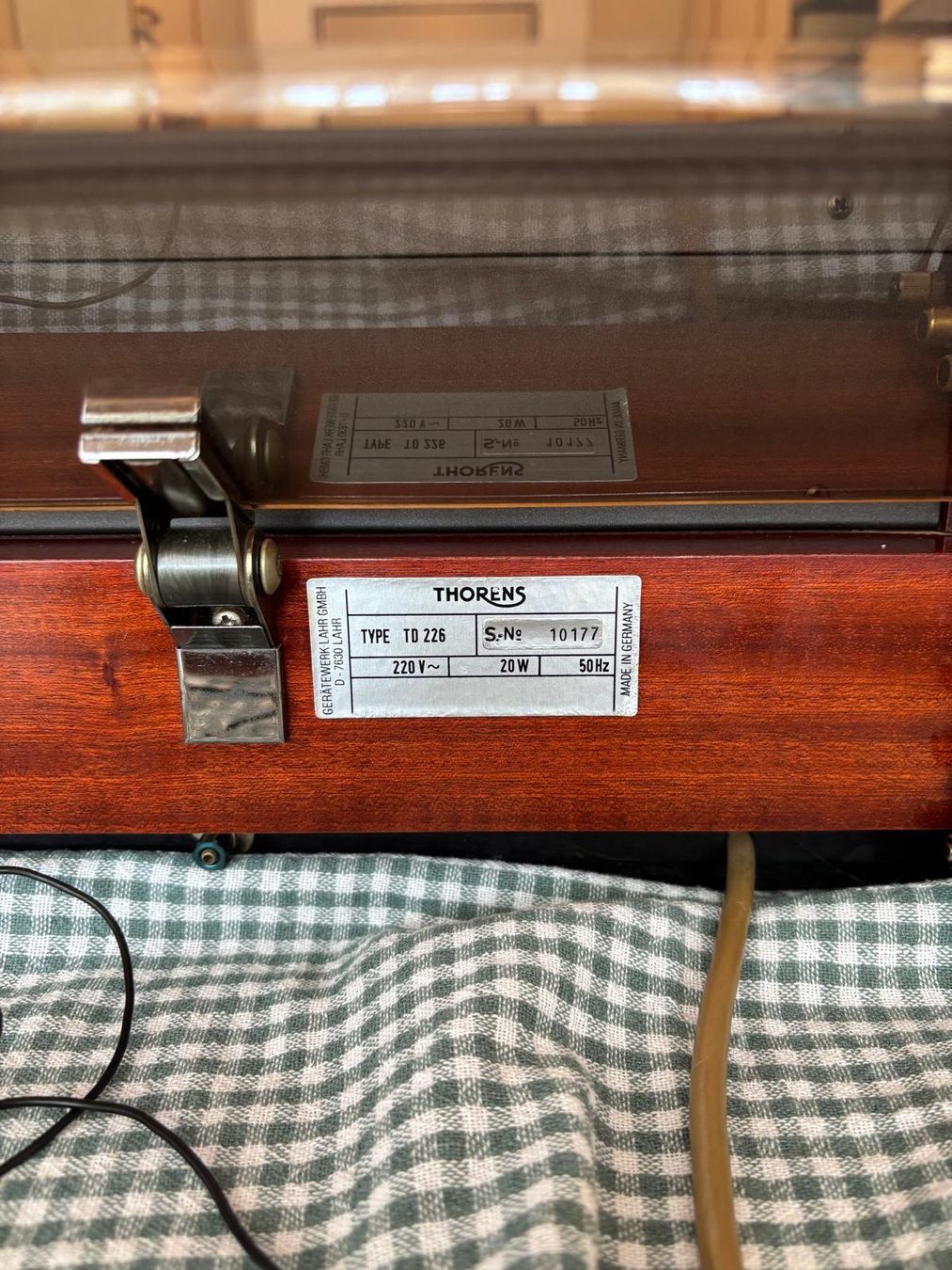 Thorens Tourne-disques: Thorens TD 226 Electronic – D'occasion à Zürich par tinde 4