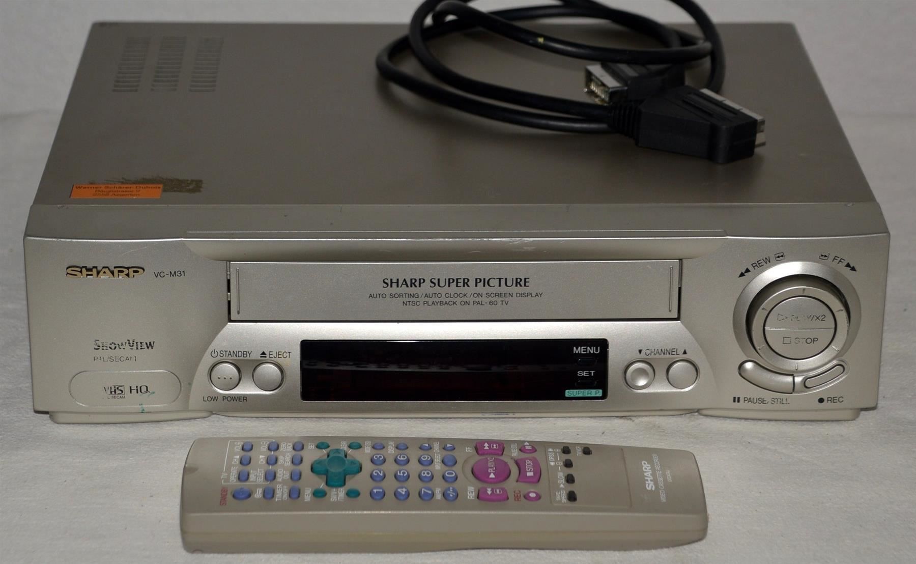 Sharp Registratori: Videorecorder VHS Sharp VC-M31SVR magnétoscope – Usato da Collonges venduto da arashee