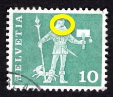 39c CH 1960 Storia postale/dif.
