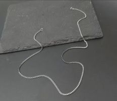 Catena veneziana 316L Argento uomo donna