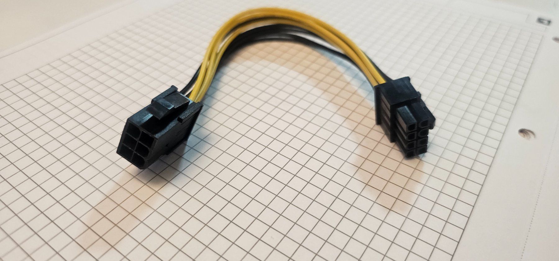 Cavi: PCI-E 6-Pin zu 8-Pin GPU Grafikkarten Adapter Strom Kabel – Nuovo (secondo la descrizione) da Oberengstringen venduto da krasnopjorovs 2