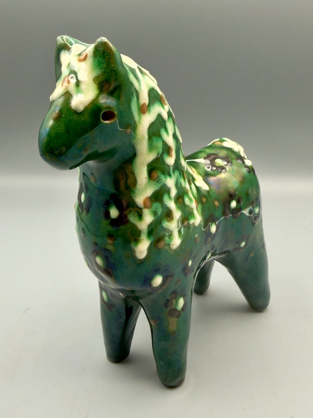 Sculture & Statue: Pferd Ueli Schmutz Keramik – Usato da Ueberstorf venduto da Brocandi