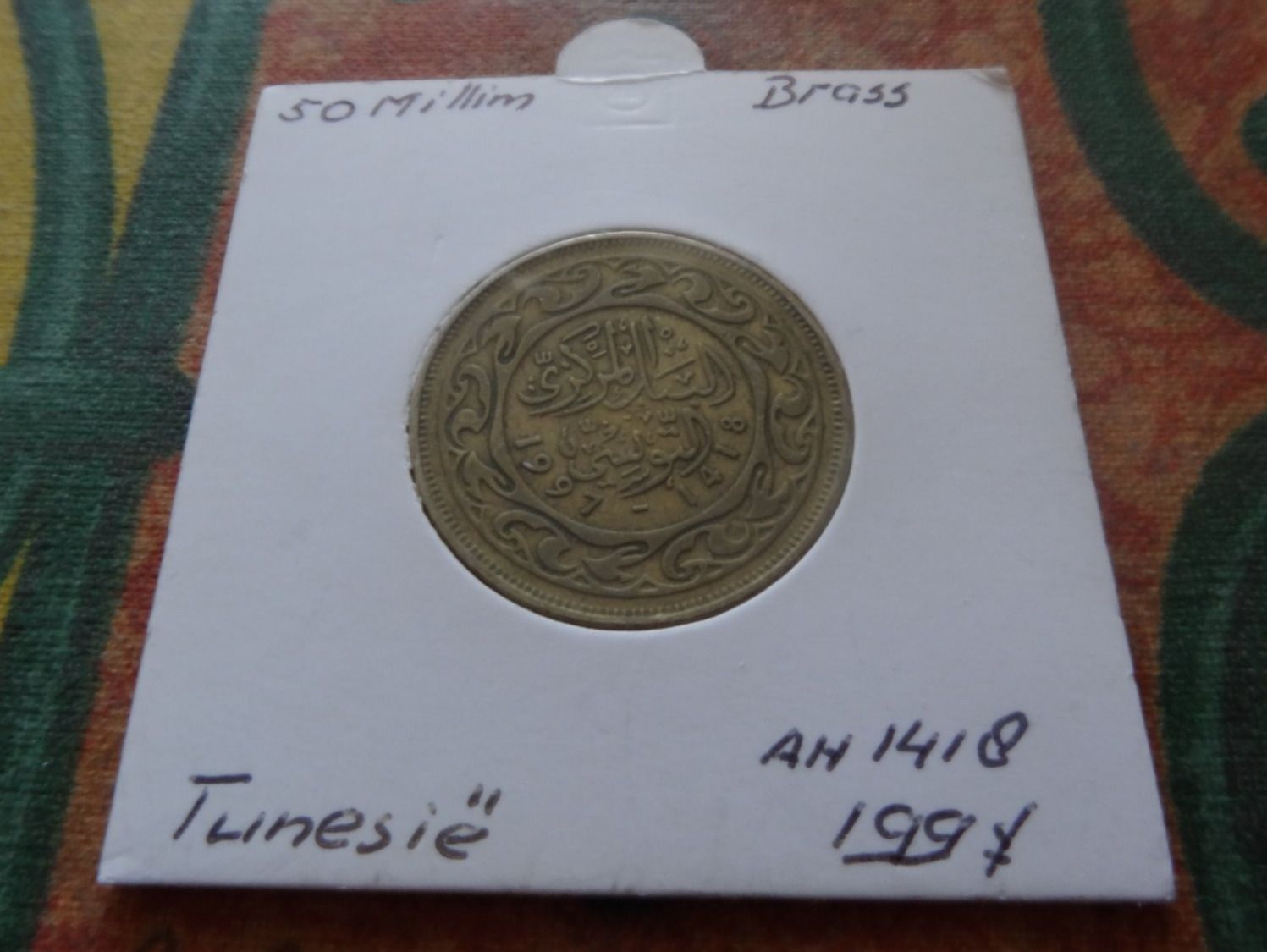 Tutti le monete: TUNISIE  50  Millim  1997 – Usato da Romanel-sur-Lausanne venduto da Swift13